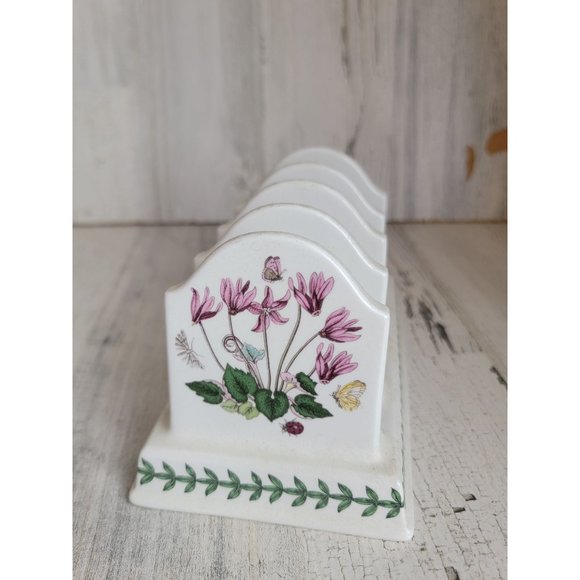 Portmeirion Botanic Gardens milkweed napkin holder letter - Picture 6 of 9